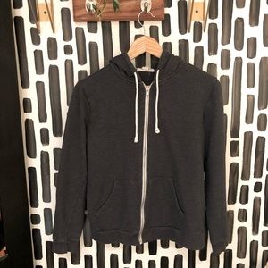 Grey forever 21 zip up